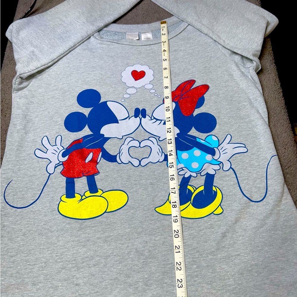 Womens Mickey/Minnie Shirt Long Sleeve Disney XL